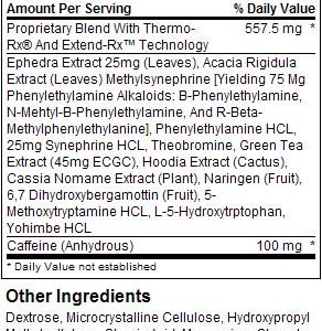 Lipodrene 25 Ephedra 100 Caps