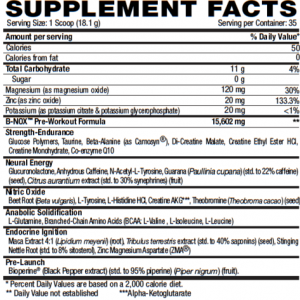 BULLNOX Betancourt Pre-Workout 35 Serv.