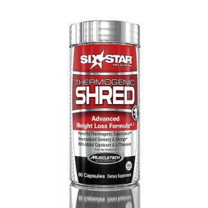 SHRED Six Star Thermogenic MucleTech 60 Capsulas