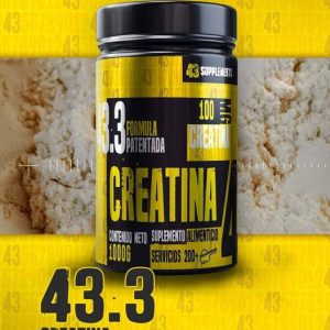 Creatina Monohidratada 43 suplements 1kilo 200