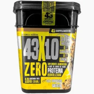 PROTEINA HIDROLIZADA ZERO 43X10 43 SUPPLEMENTS 312 Serv.